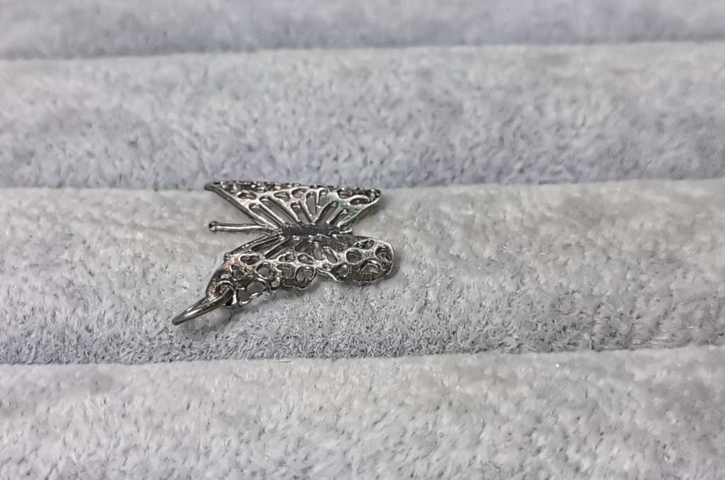 Silver Butterfly Pendant