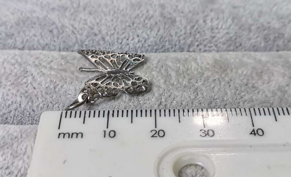 Silver Butterfly Pendant