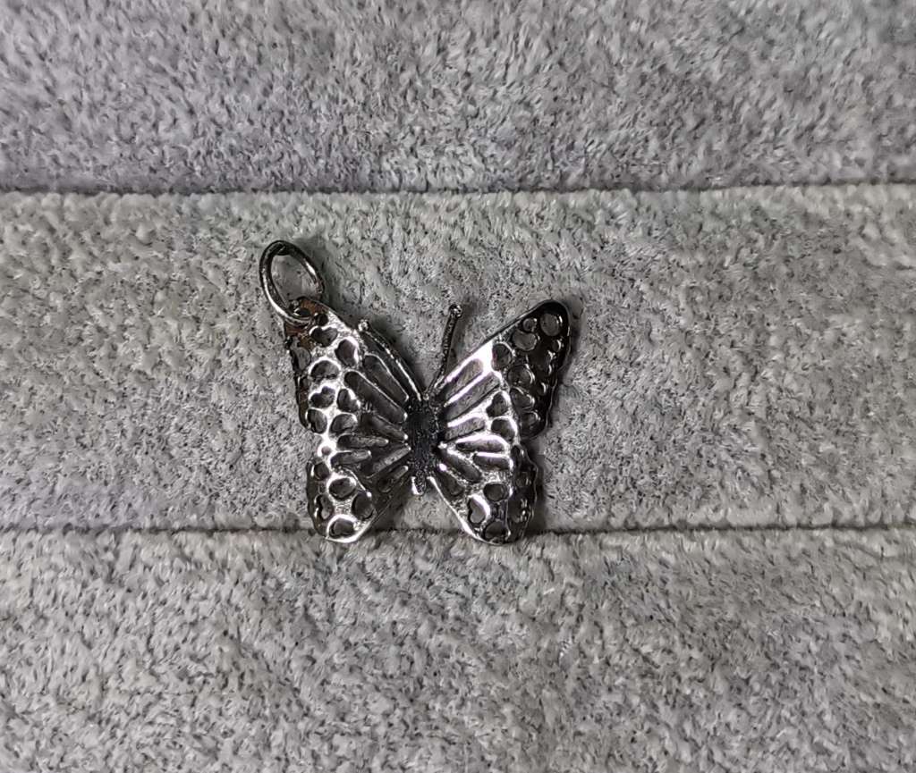 Silver Butterfly Pendant