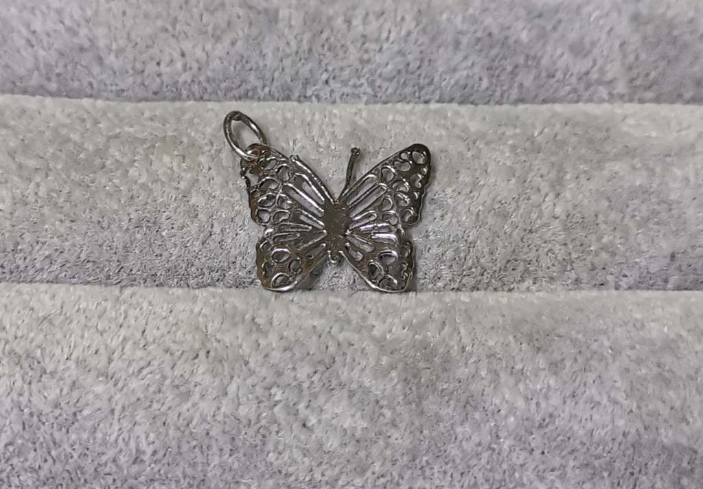 Silver Butterfly Pendant