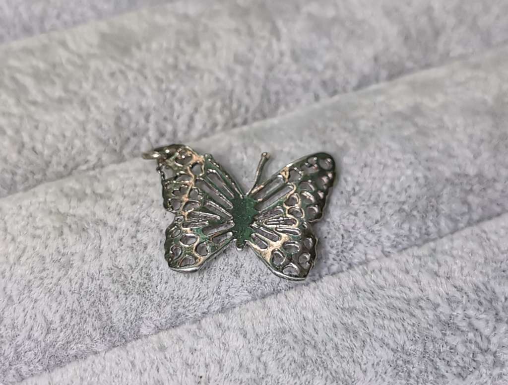 Silver Butterfly Pendant
