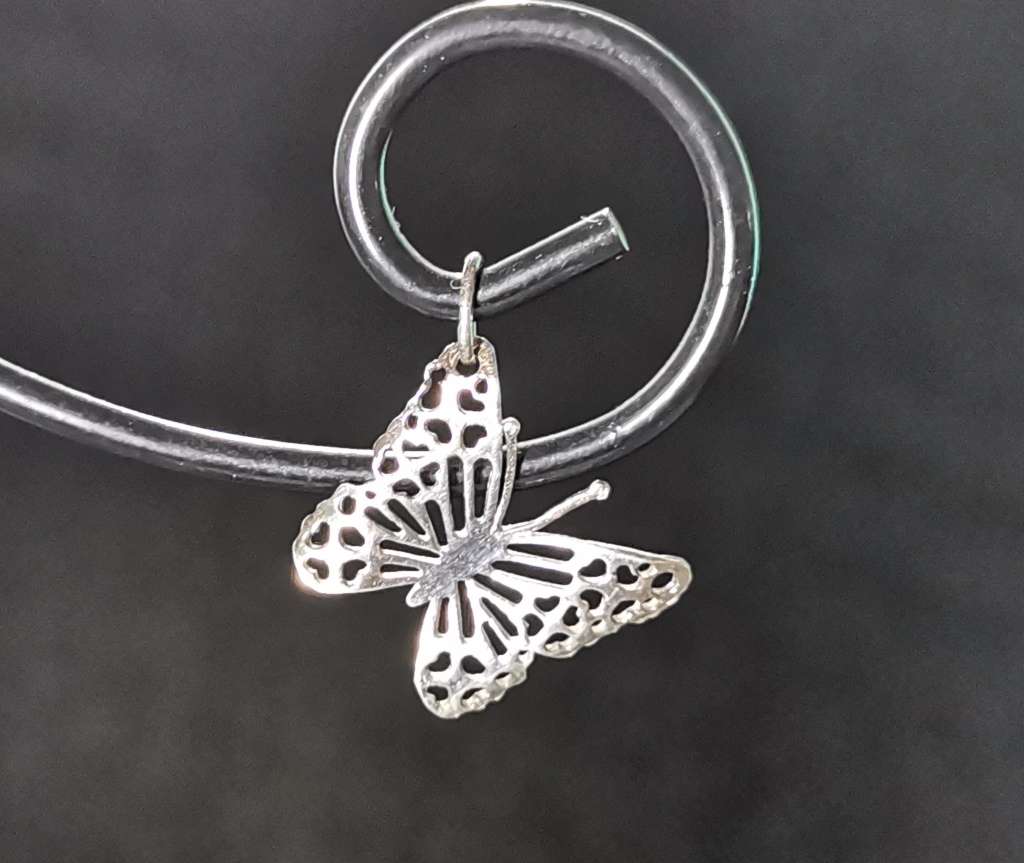 Silver Butterfly Pendant