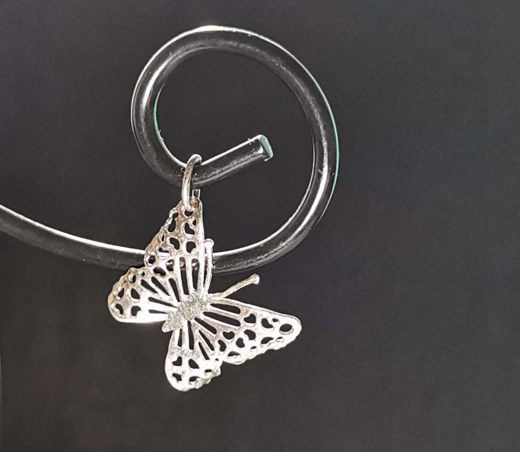 Silver Butterfly Pendant