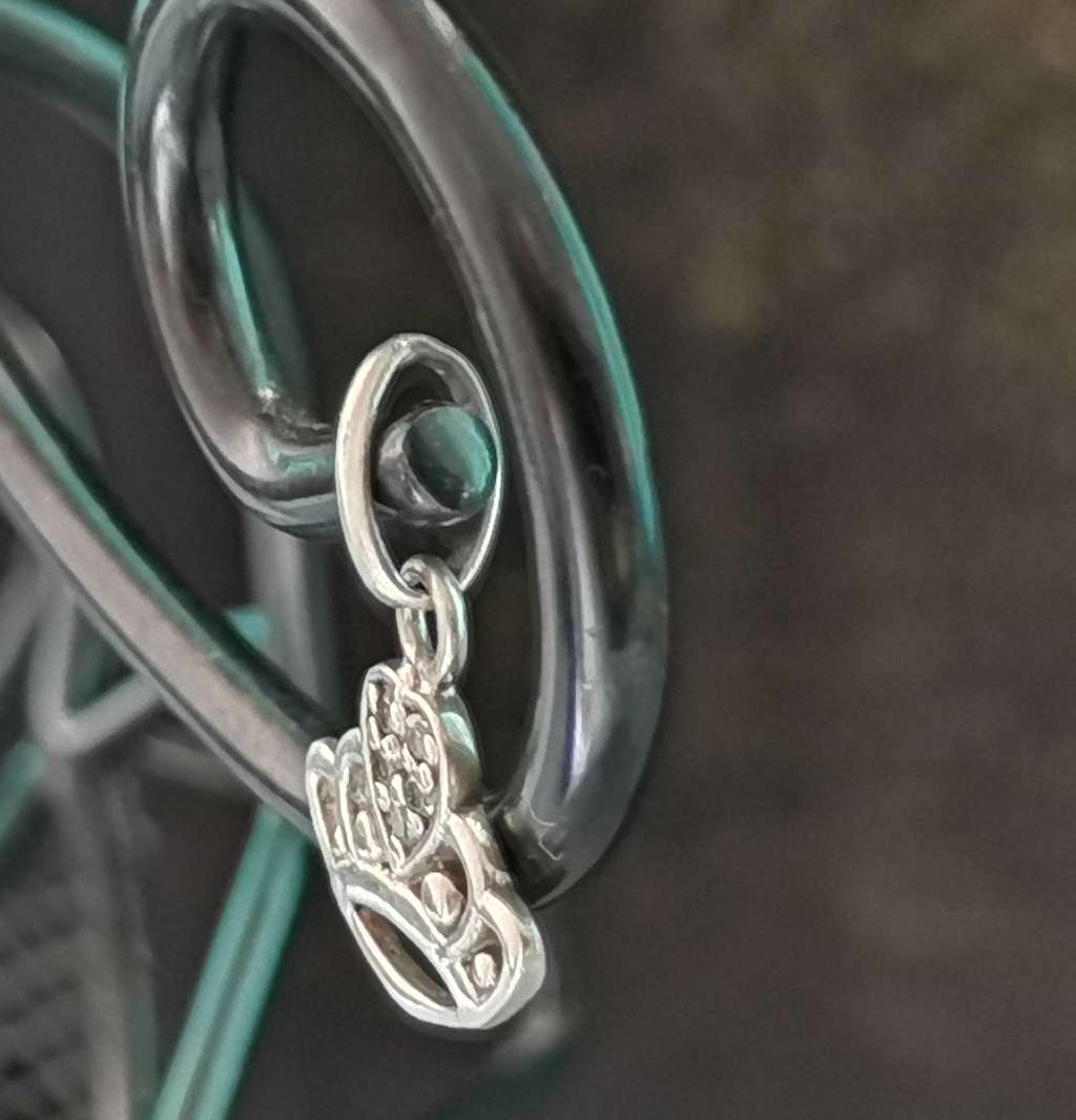 Cute Silver Crwon Pendant