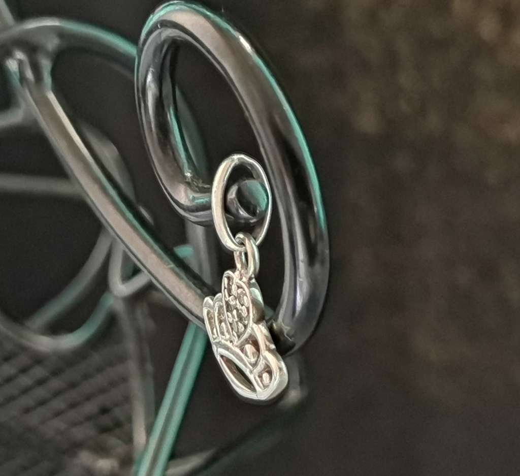 Cute Silver Crwon Pendant