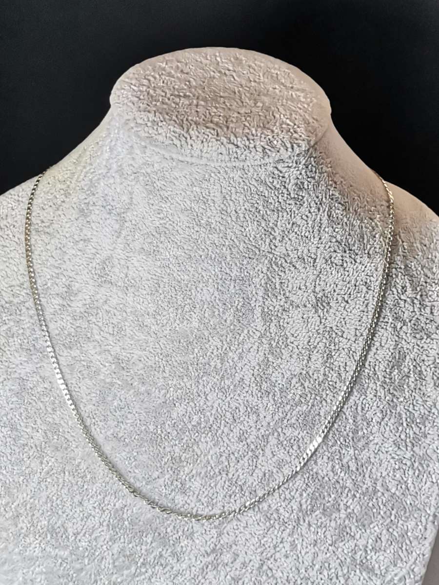 Silver Curb Chain