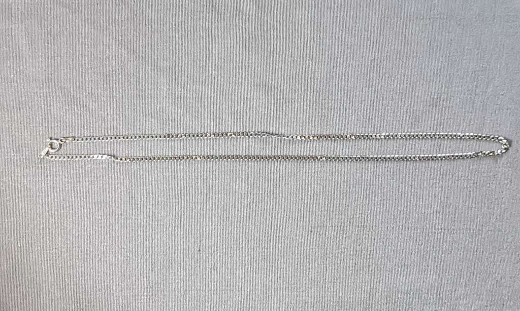 Silver Curb Chain