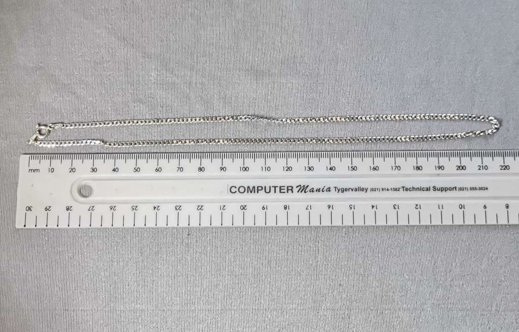 Silver Curb Chain