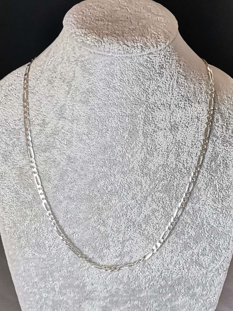 Silver Figaro Chain