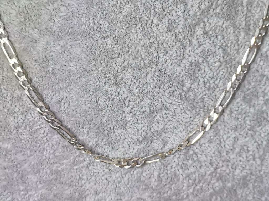 Silver Figaro Chain