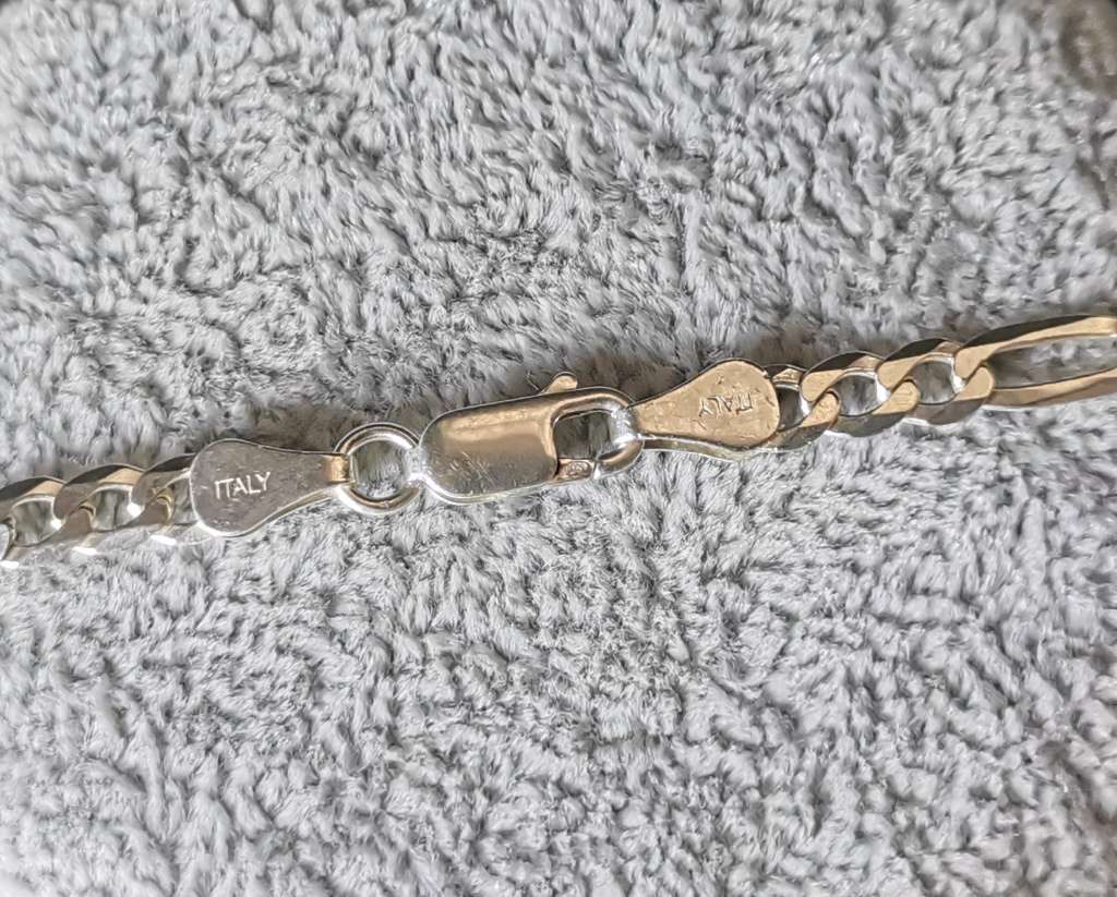 Silver Figaro Chain