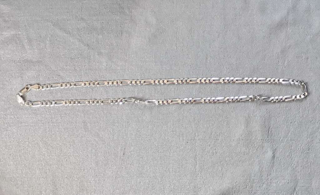 Silver Figaro Chain