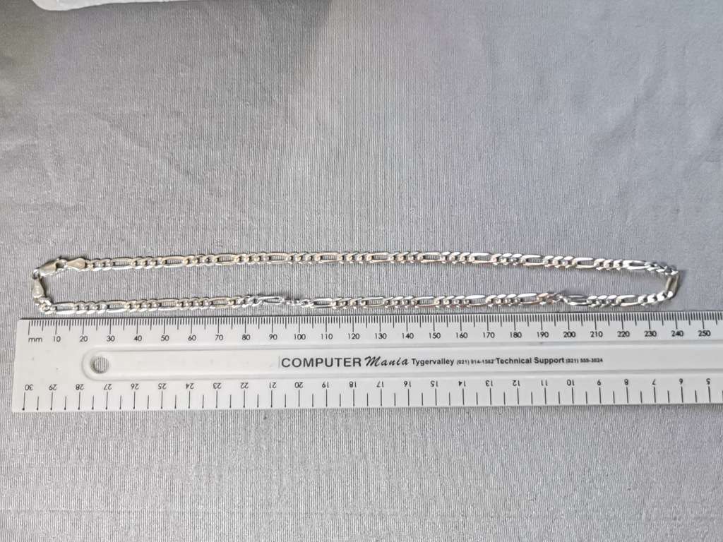 Silver Figaro Chain