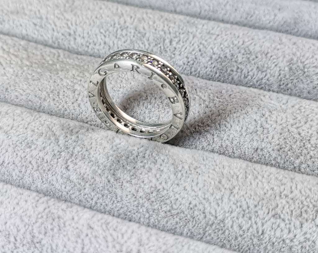 Silver BVLGARI Ring