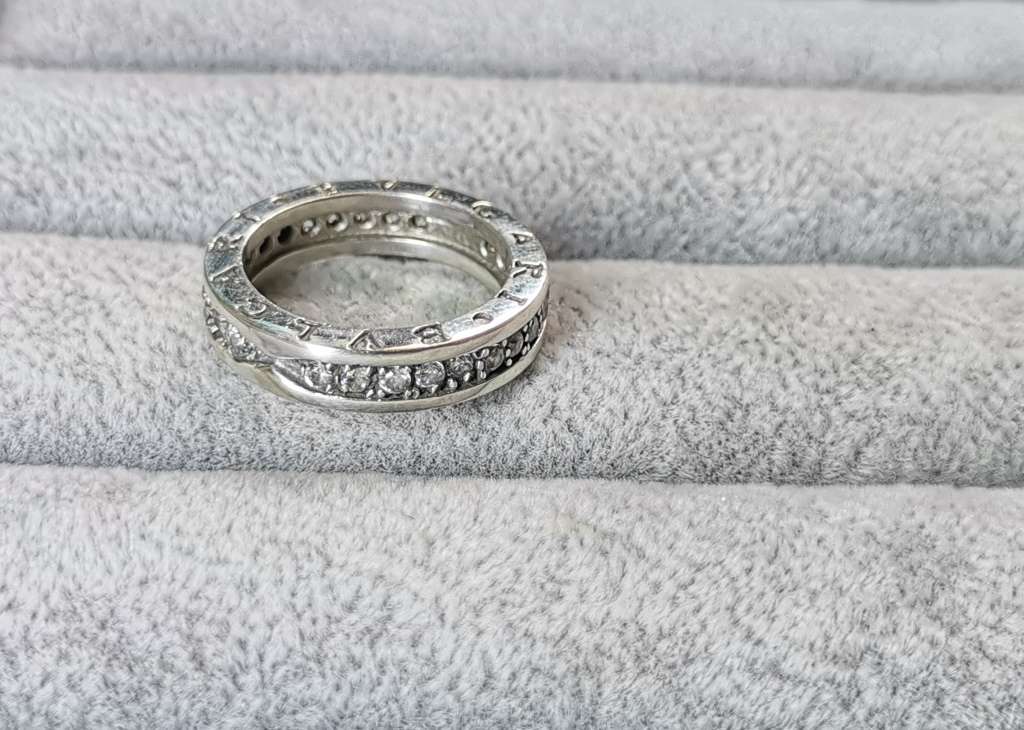 Silver BVLGARI Ring