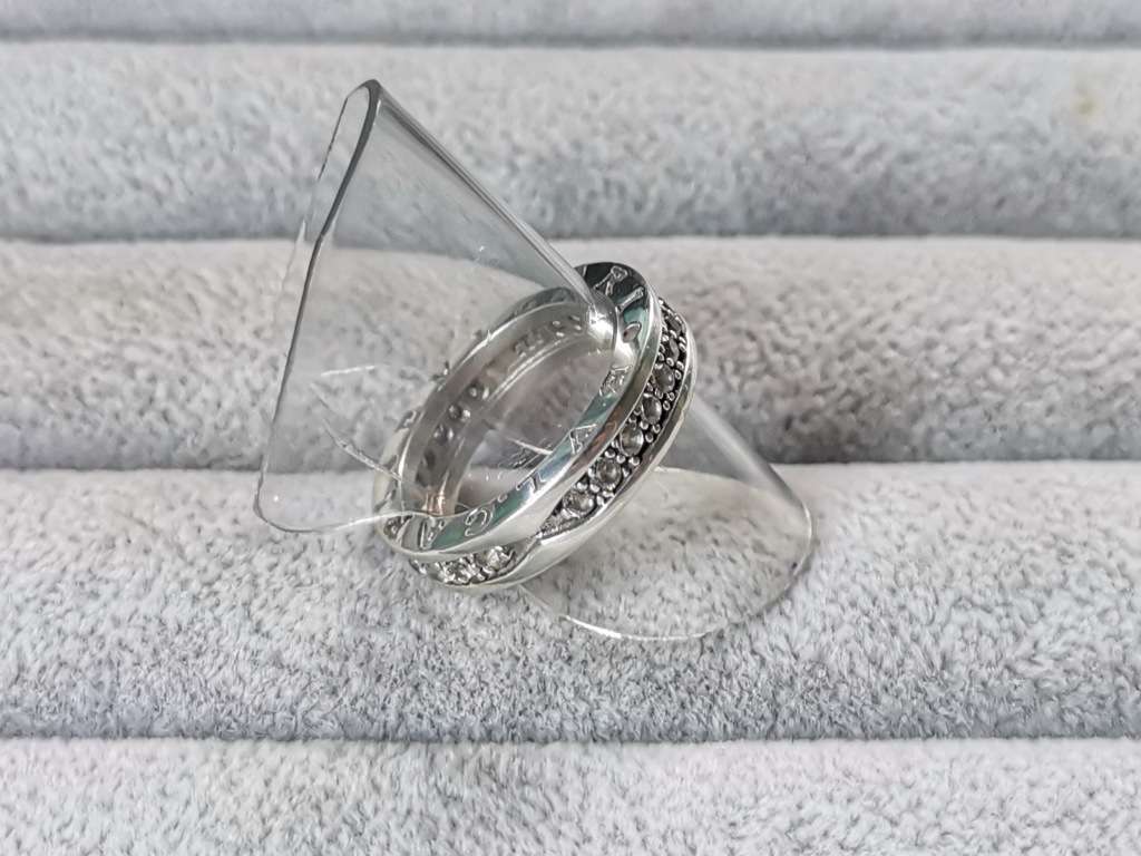 Silver BVLGARI Ring