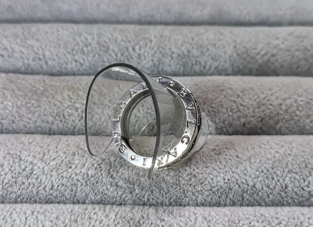 Silver BVLGARI Ring