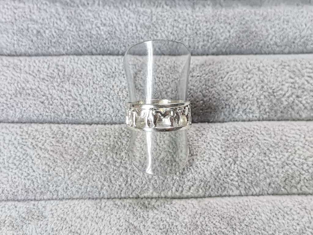 Silver Elephant Ring