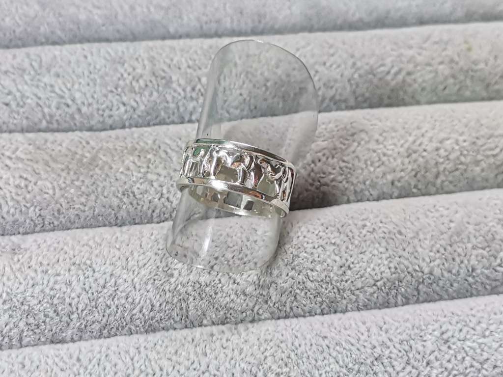 Silver Elephant Ring