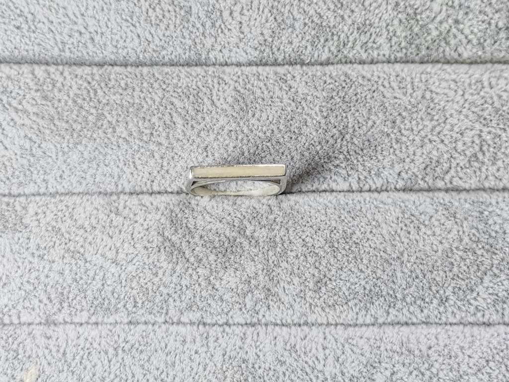 Silver Flat Bar Ring