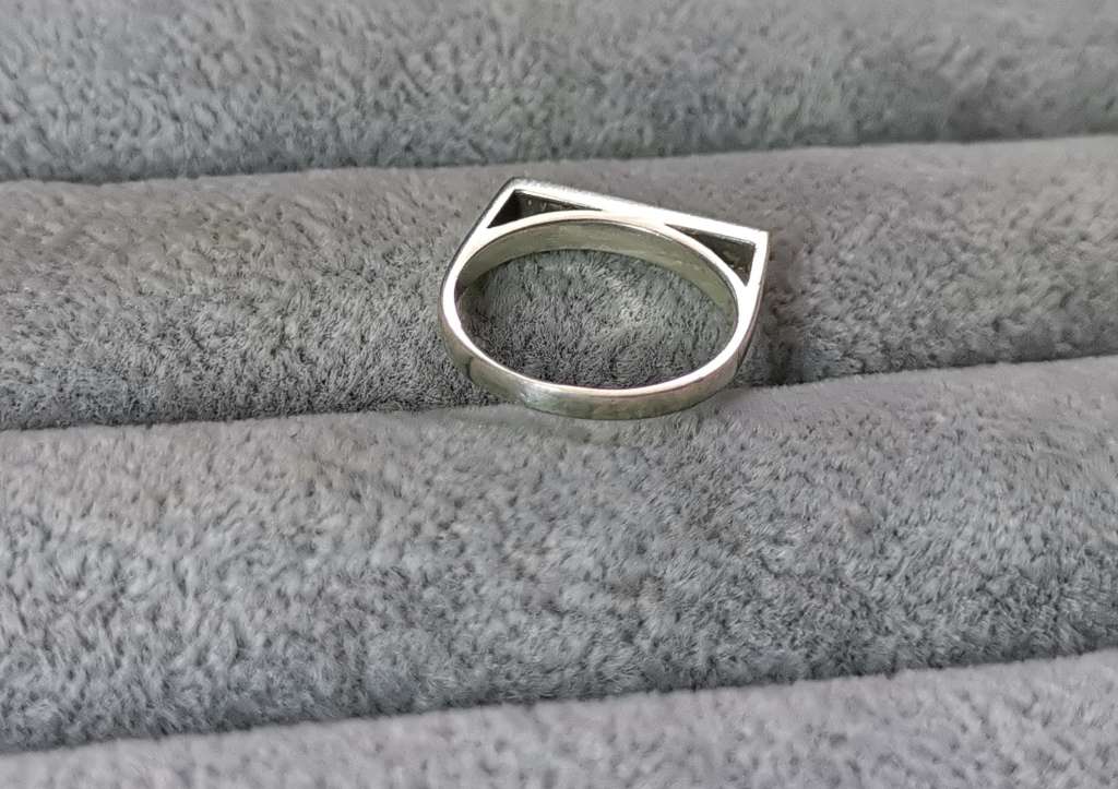 Silver Flat Bar Ring