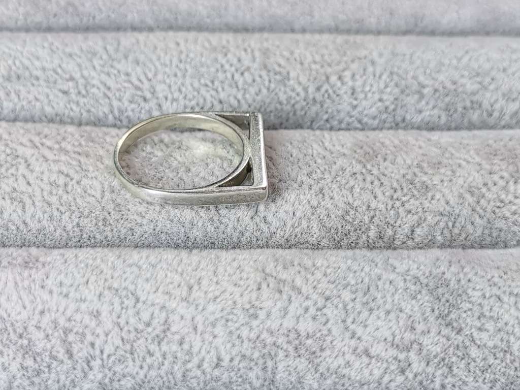 Silver Flat Bar Ring