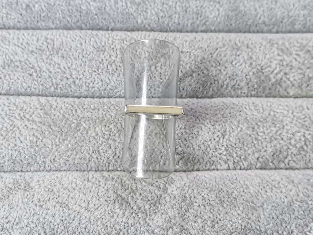 Silver Flat Bar Ring