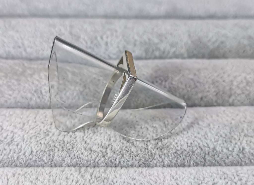 Silver Flat Bar Ring