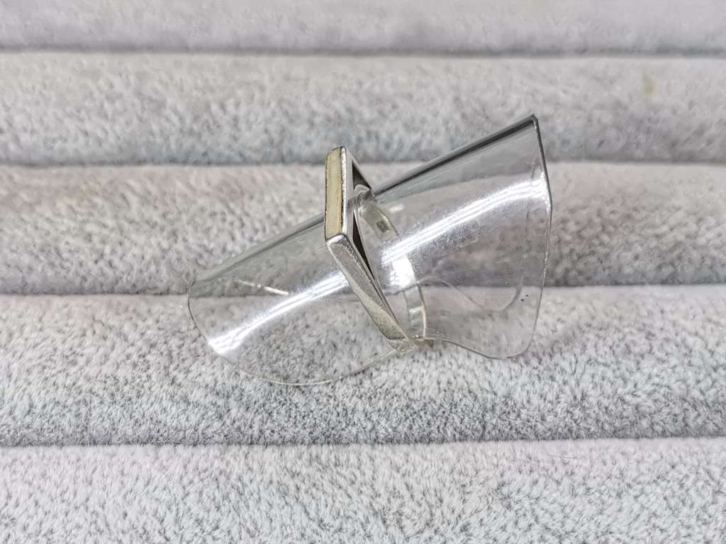 Silver Flat Bar Ring