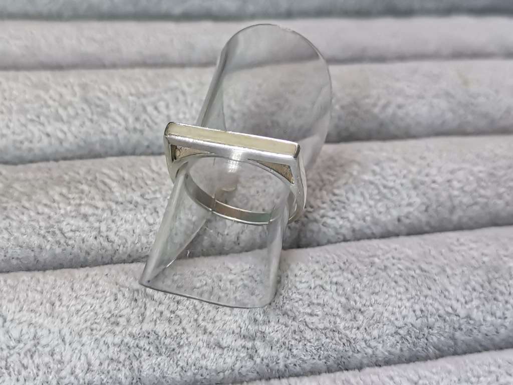 Silver Flat Bar Ring