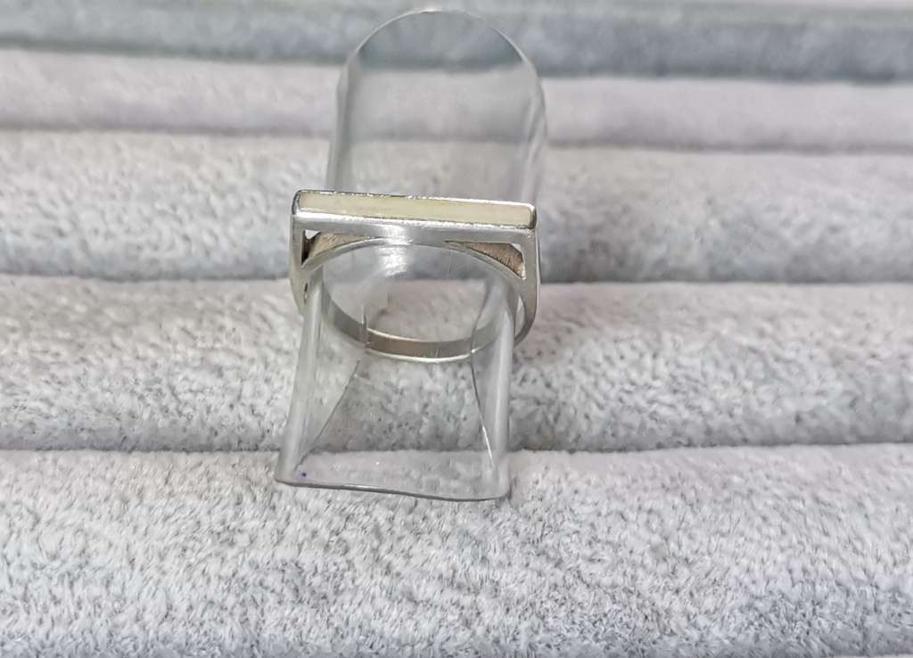 Silver Flat Bar Ring