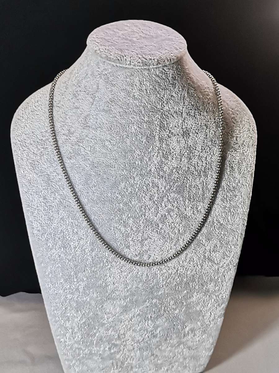 Silver Popcorn Chain