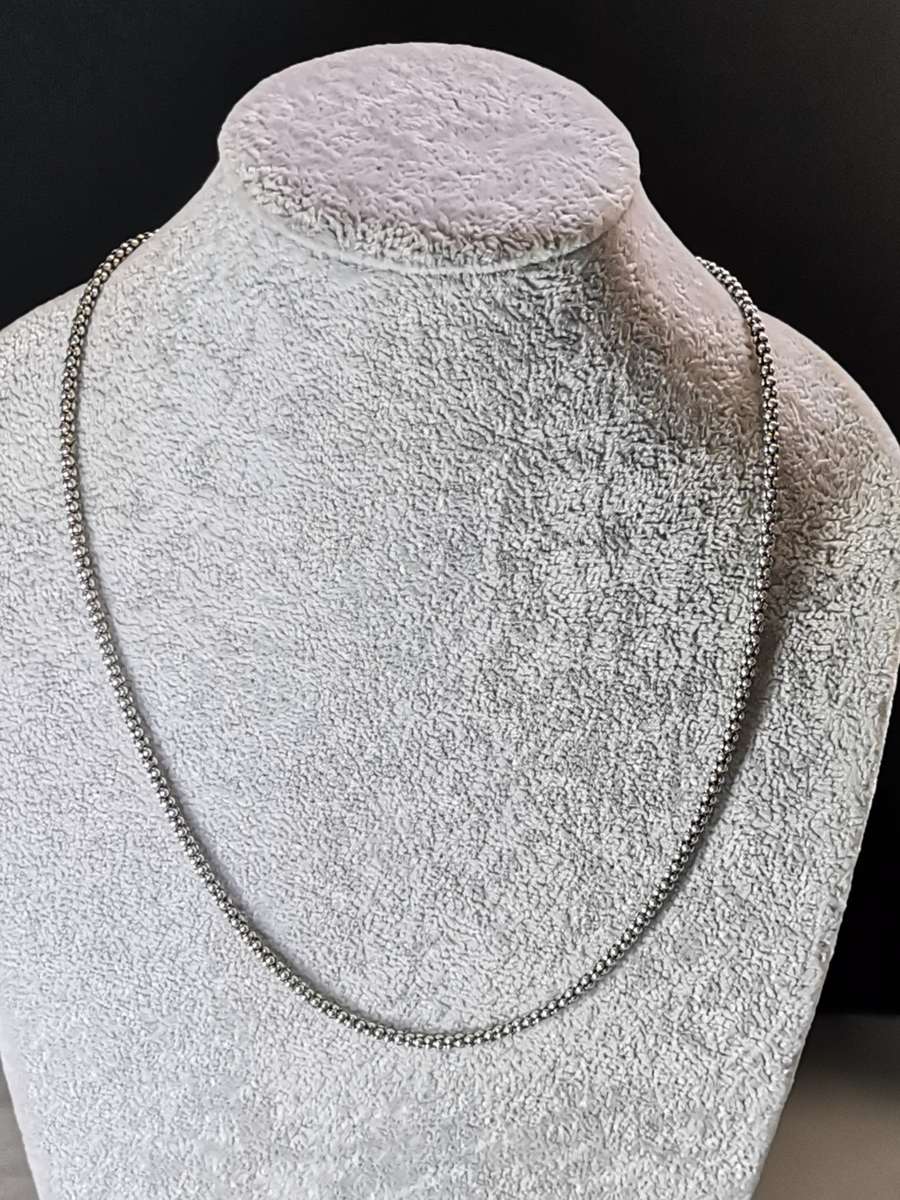 Silver Popcorn Chain