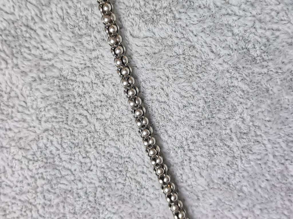 Silver Popcorn Chain