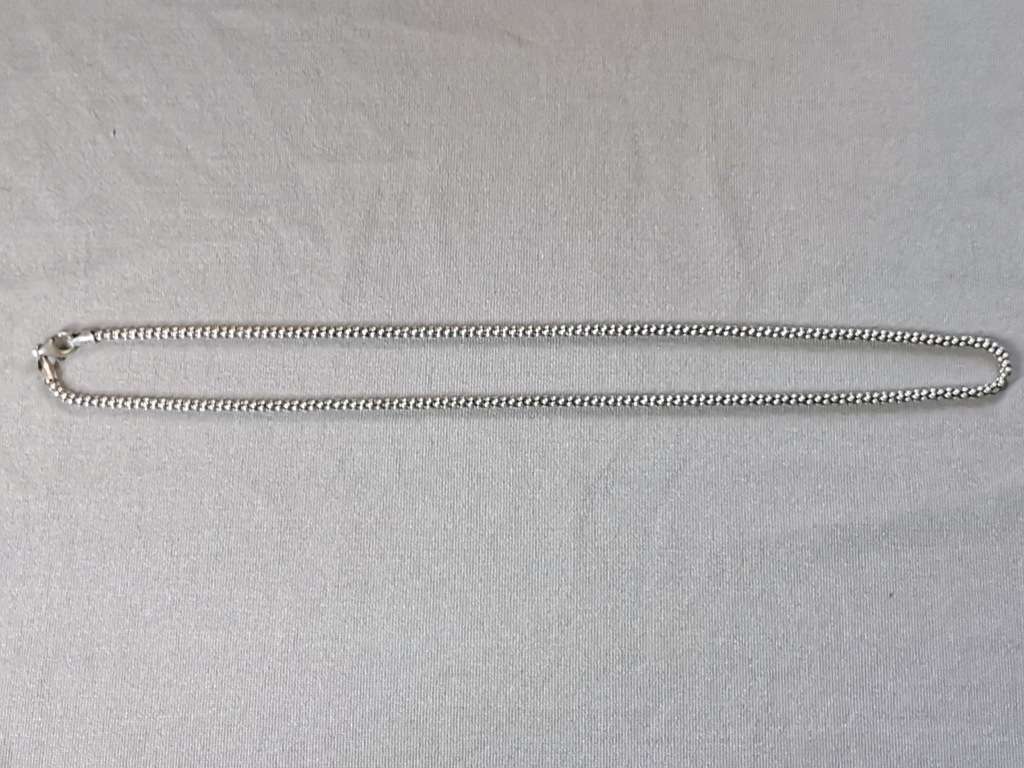 Silver Popcorn Chain