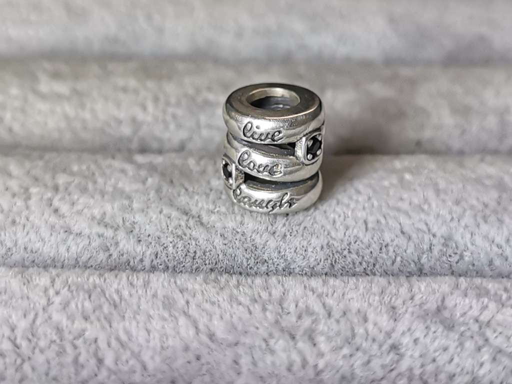 Pandora `Live Love Laugh` Charm