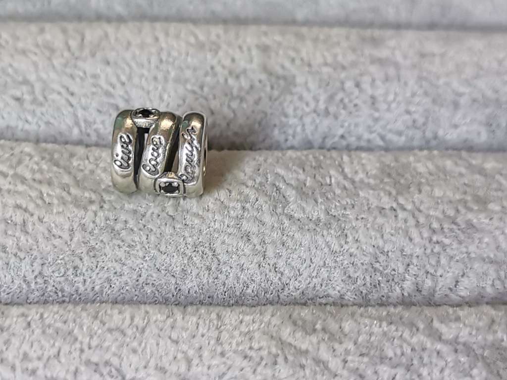 Pandora `Live Love Laugh` Charm