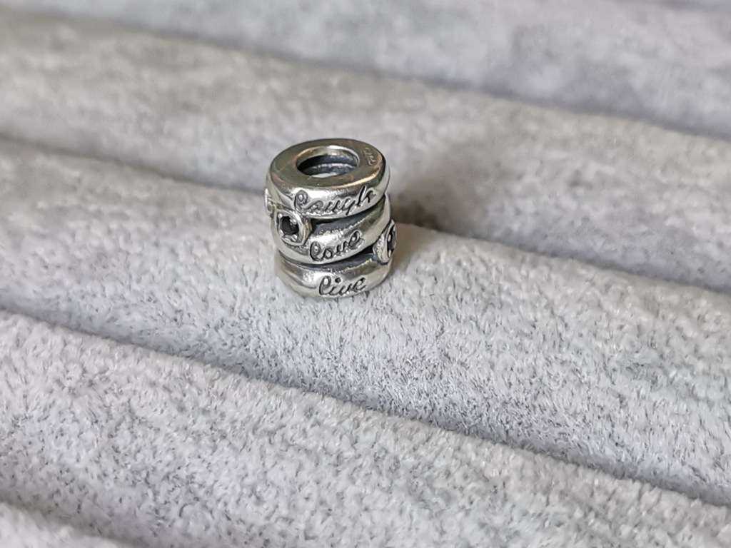 Pandora `Live Love Laugh` Charm