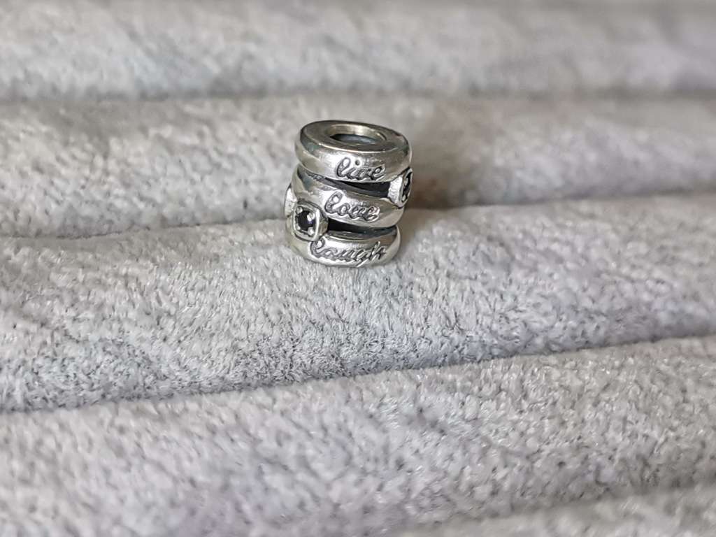 Pandora `Live Love Laugh` Charm