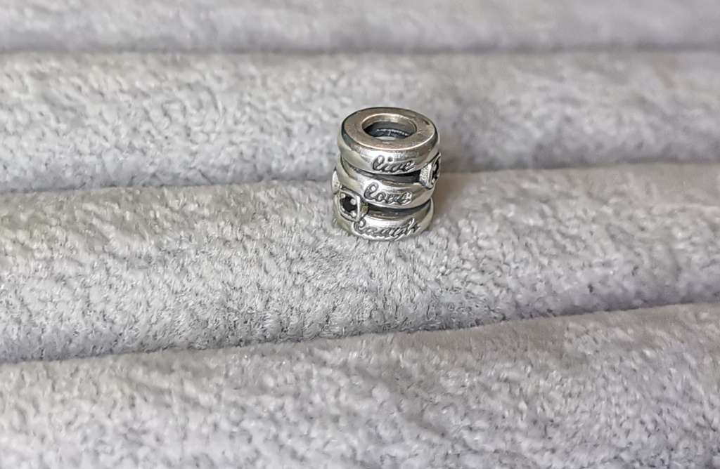 Pandora `Live Love Laugh` Charm