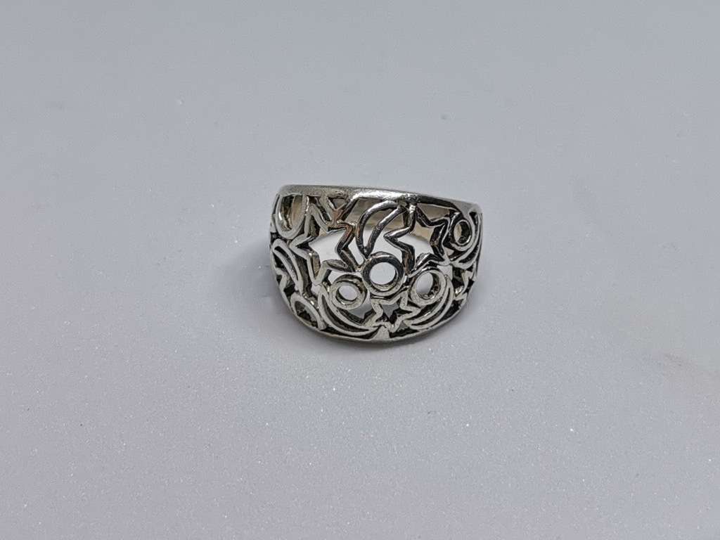 Silver Nightsky Ring