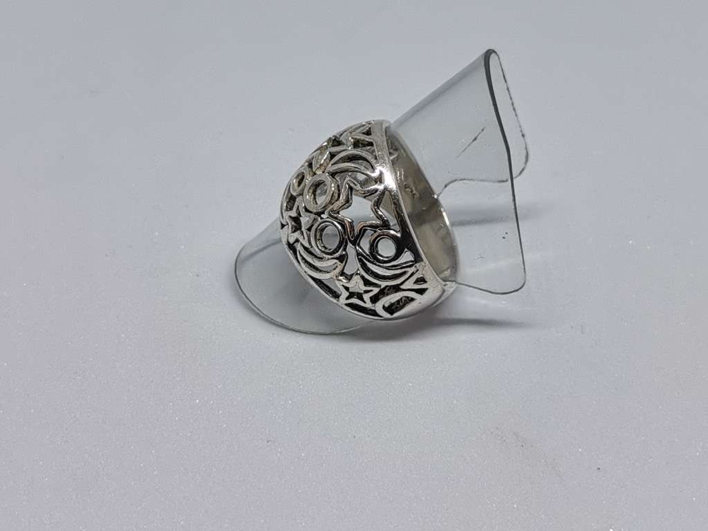 Silver Nightsky Ring