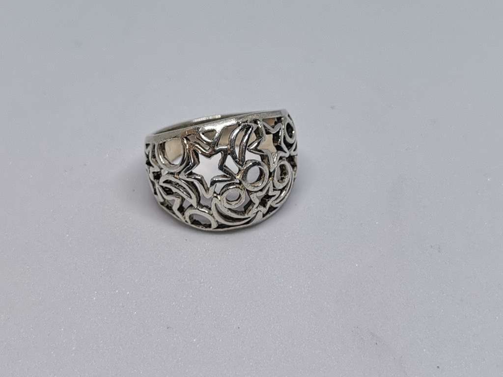 Silver Nightsky Ring