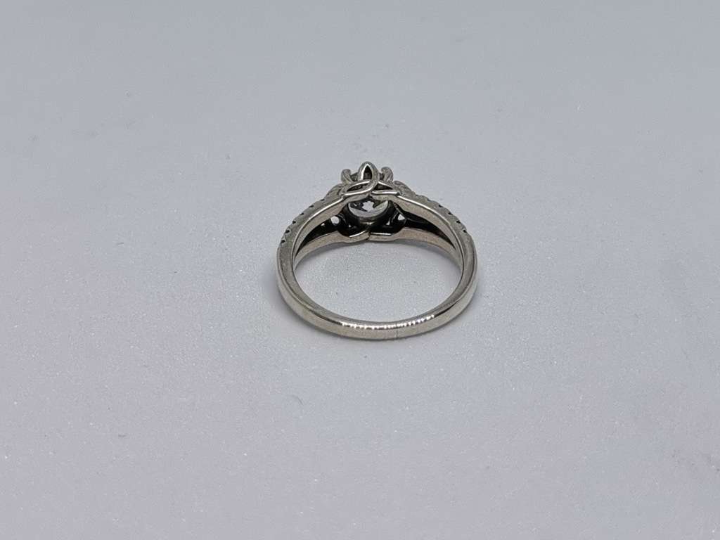 Detailed Silver Ring