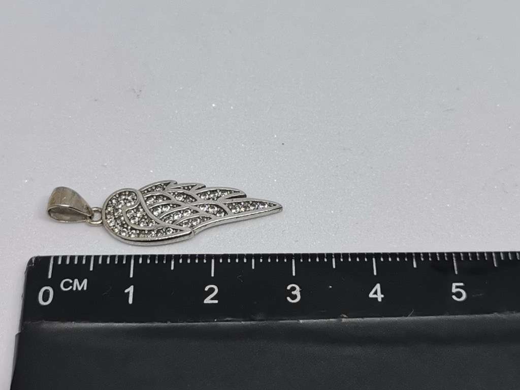 Silver Angel Wing Pendant