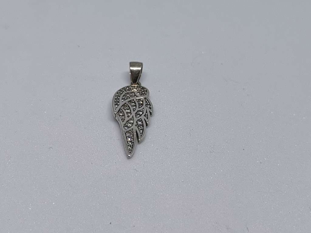 Silver Angel Wing Pendant
