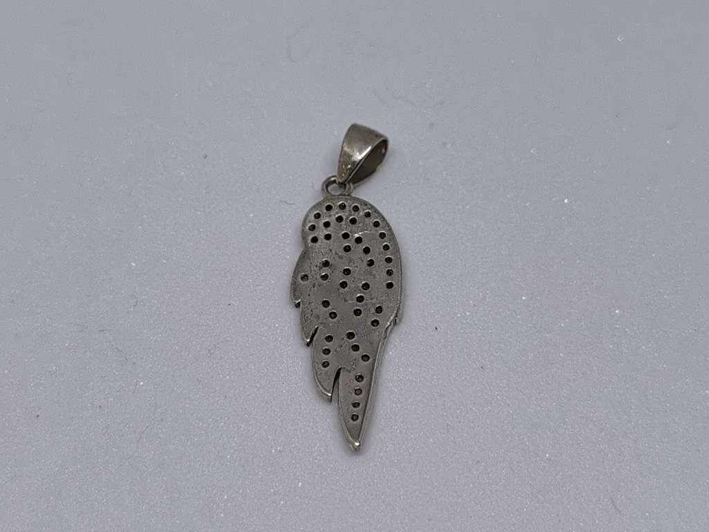 Silver Angel Wing Pendant