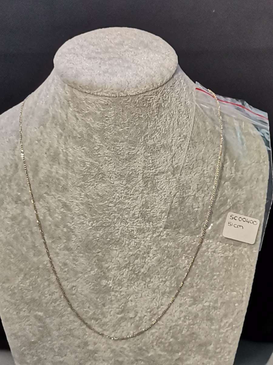Silver Figaro Chain