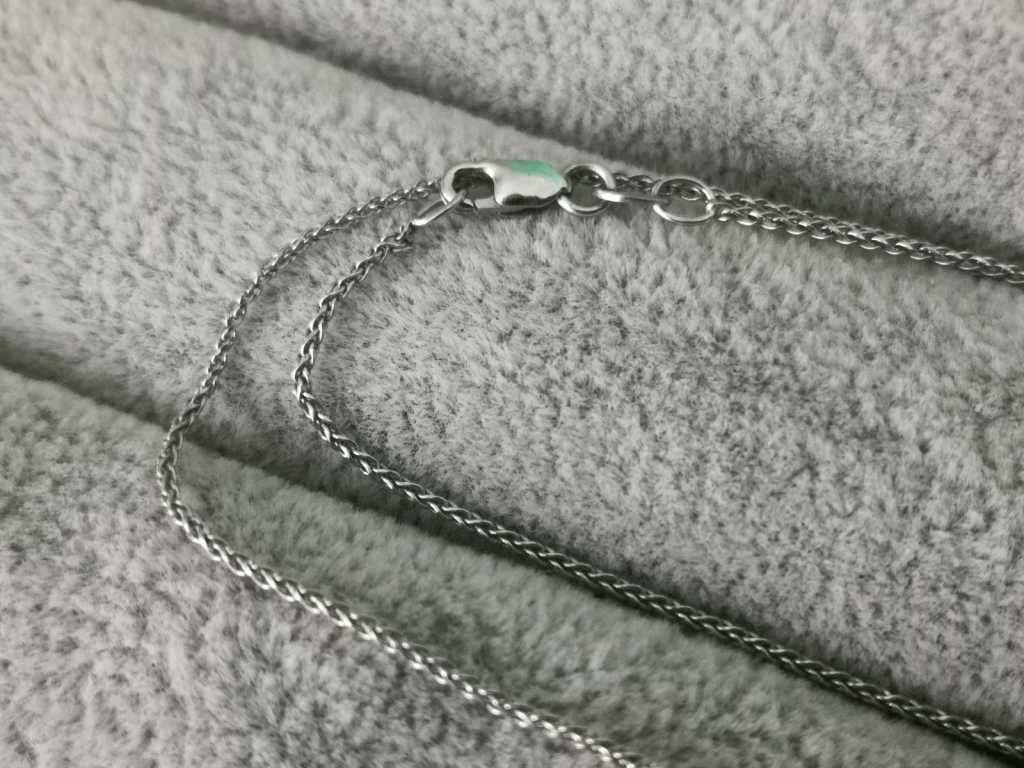Thin 9ct White Gold Chain