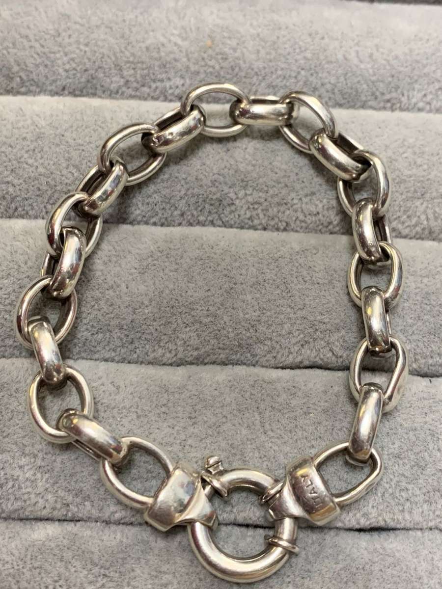 Silver Chain and Bracelet Set